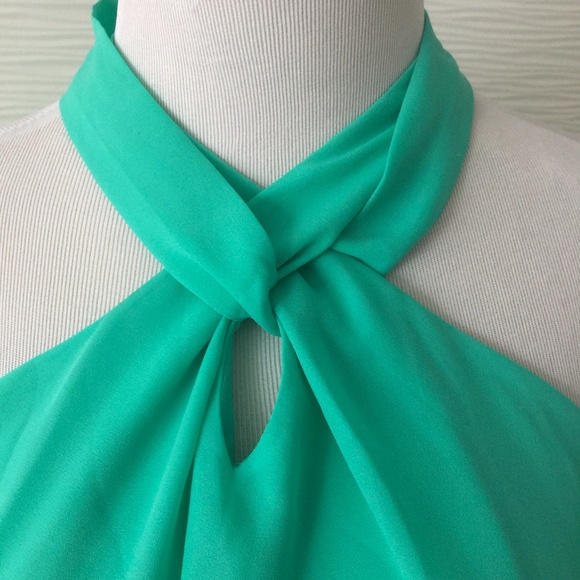 Bebe Bright Teal Summer Dress - Picture 4 of 8